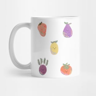 Fruit and veggies sticker pack Mug